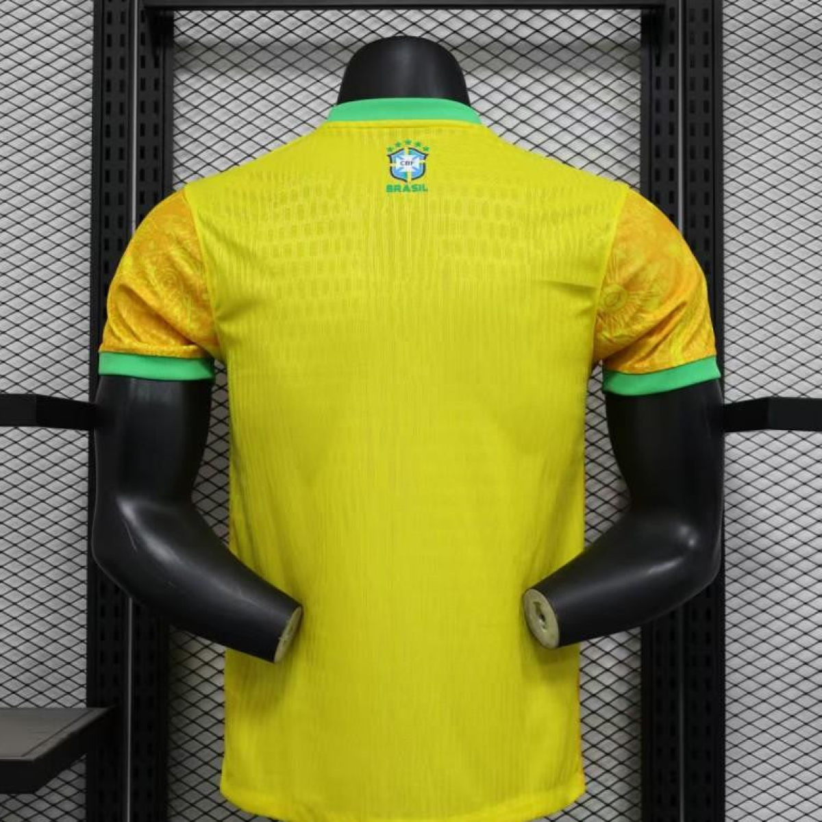 Player Version 2024 Brazil Christ Yellow Goalkeeper Special Jersey