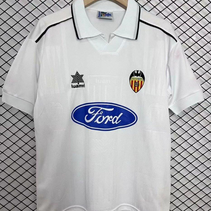 Retro 96/97 Valencia Away White Jersey
