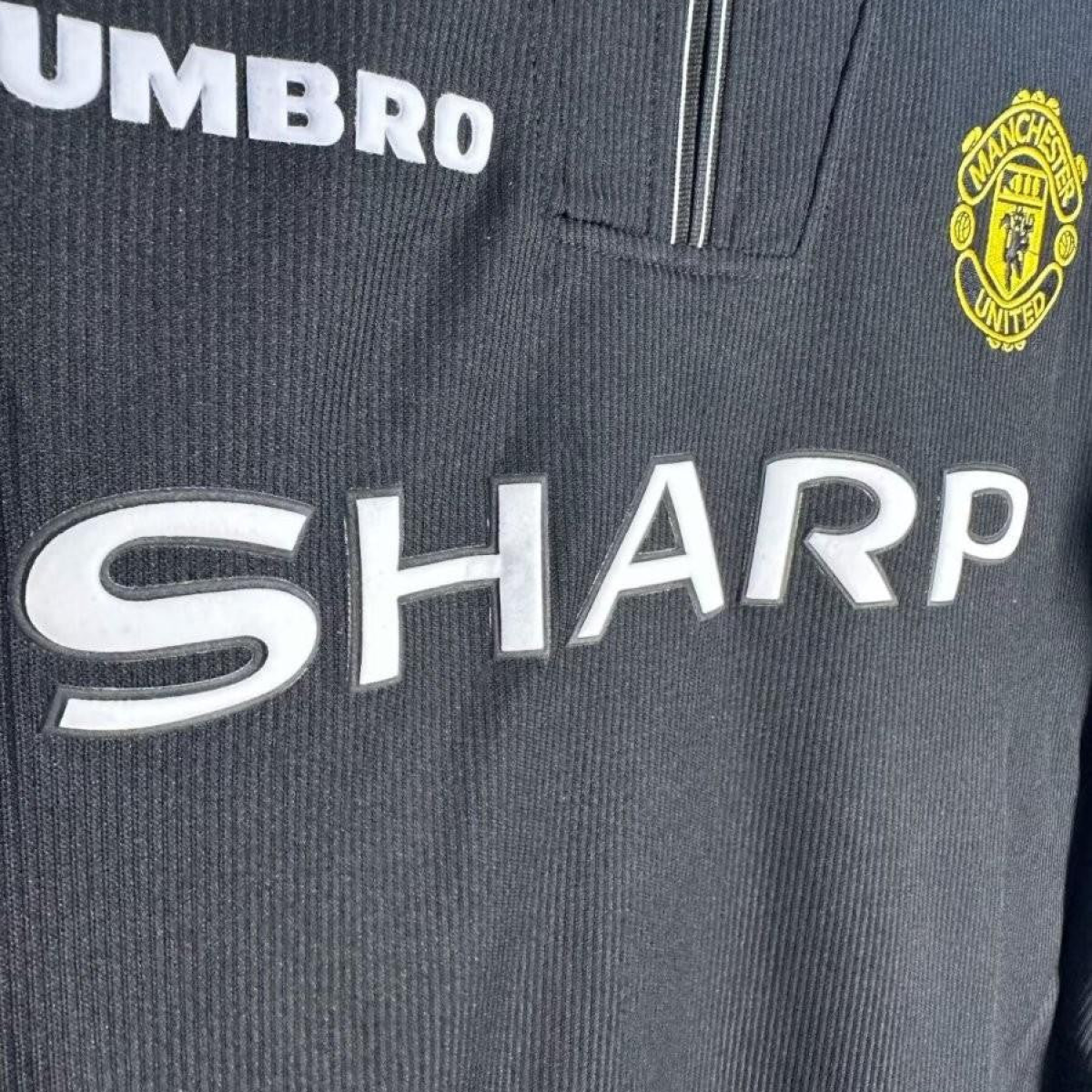 Retro 98/99 Manchester United Long Sleeve Goalkeeper Navy Jersey