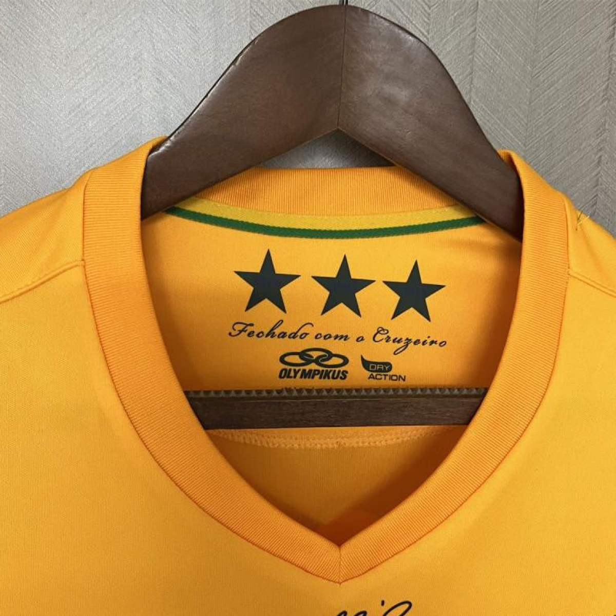 Retro 14/15 Cruzeiro Goalkeeper Yellow Jersey