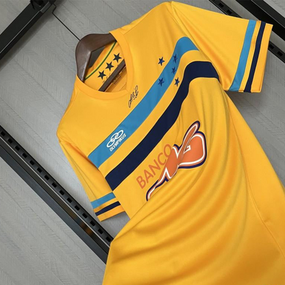 Retro 14/15 Cruzeiro Goalkeeper Yellow Jersey