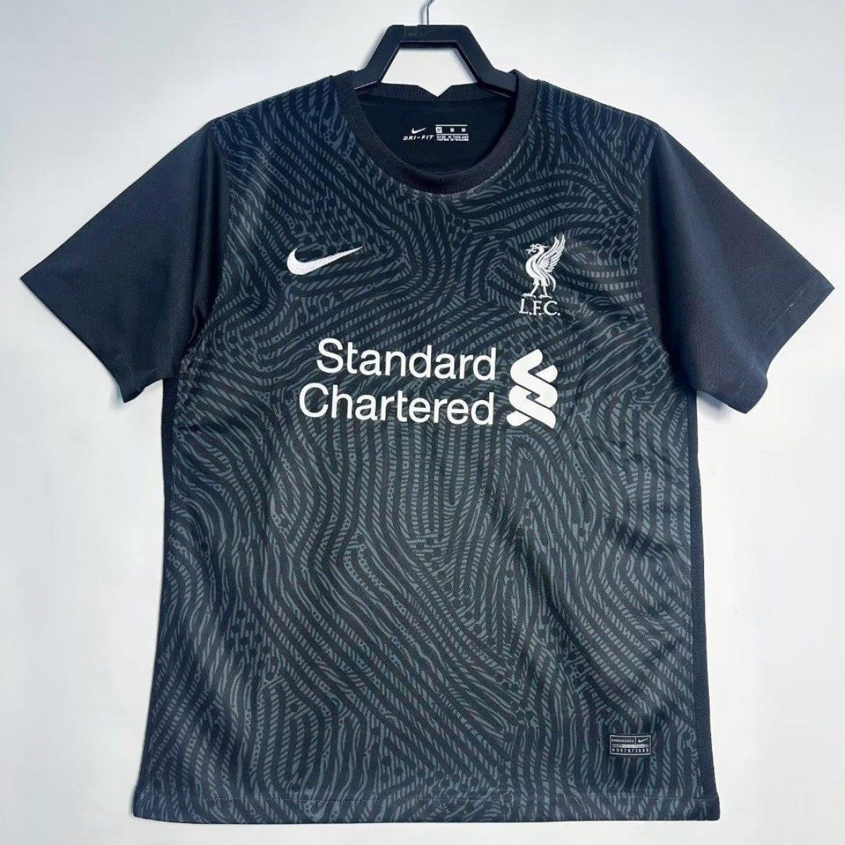 Retro 20/21 Liverpool Black Goalkeeper Jersey