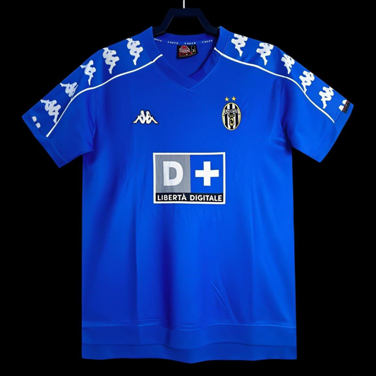 Retro 99/00 Juventus Away Blue Jersey