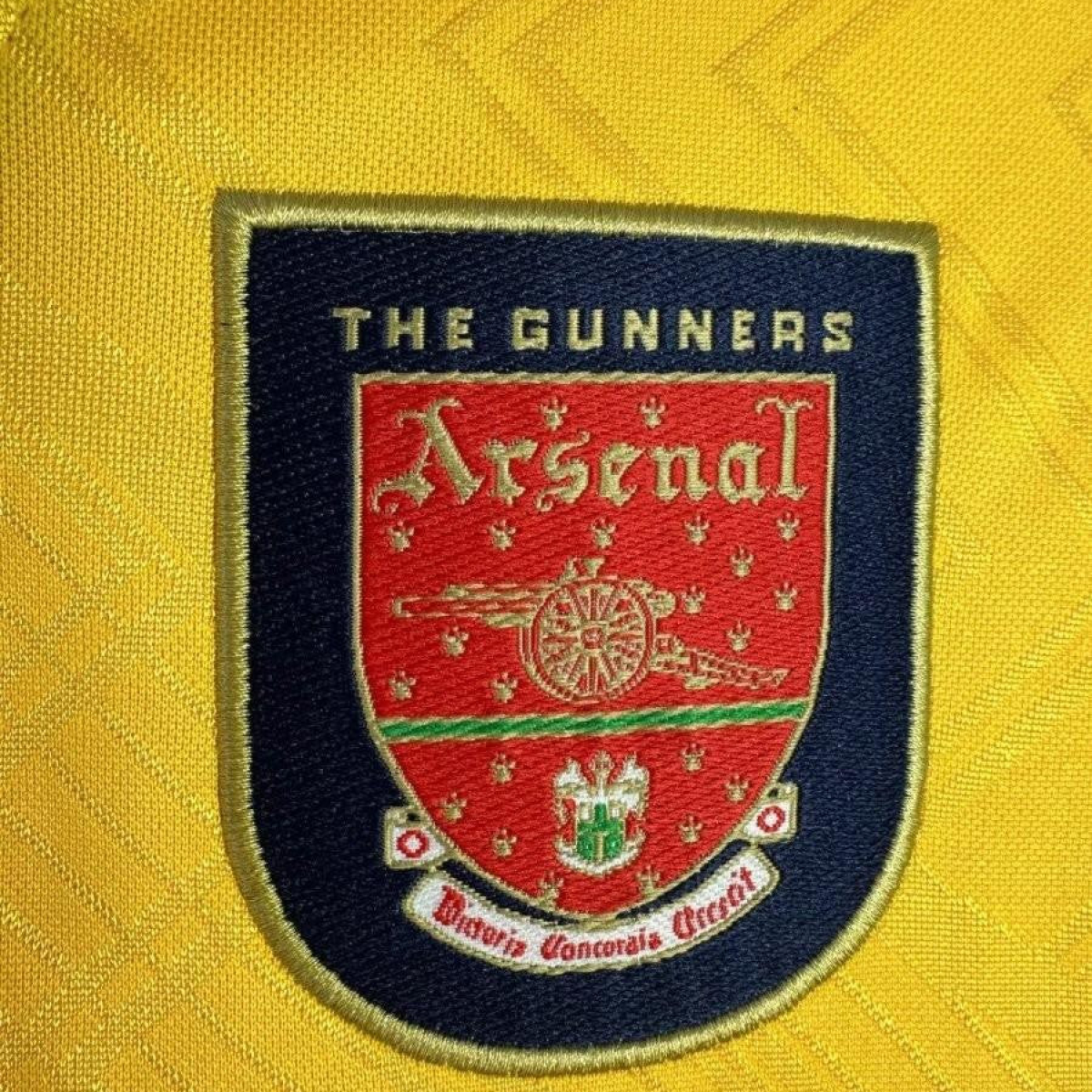 Retro 96/97 Arsenal Away Yellow Long Sleeve Jeresy