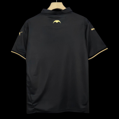 24/25 Valencia Away Black Jersey-NO Sponsor