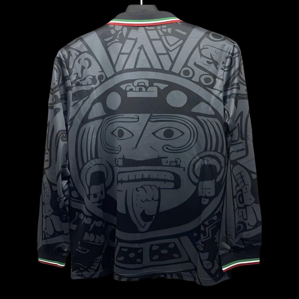 Retro 1998 Mexico Third Black Long Sleeve Jersey