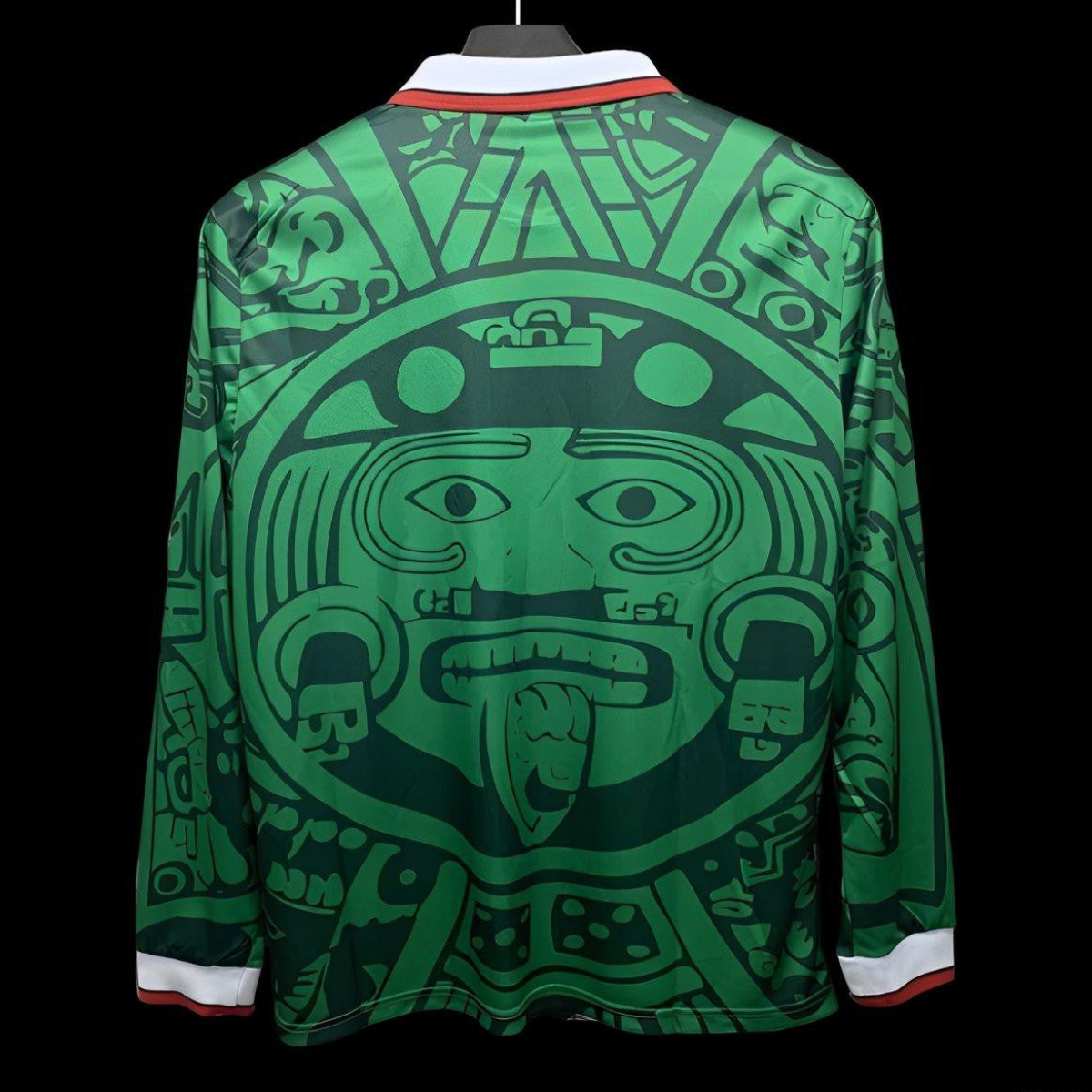 Retro 1998 Mexico Home Long Sleeve Jersey