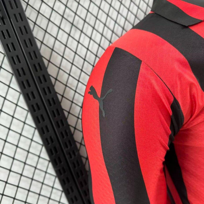 Player Version 24/25 AC Milan Home 125Th Anniversary Long Sleeve Jersey