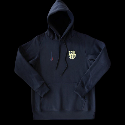 24/25 Barcelona Navy/Red/Black/Beige/Grey Hoodie WIth Black Badge