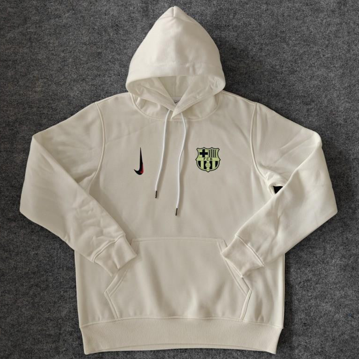 24/25 Barcelona Navy/Red/Black/Beige/Grey Hoodie WIth Black Badge