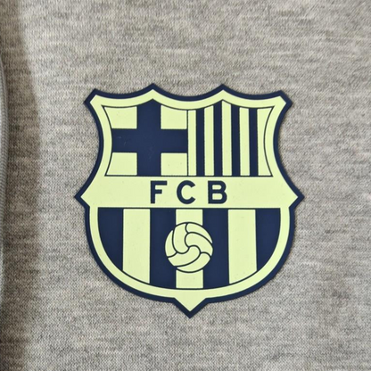 24/25 Barcelona Navy/Red/Black/Beige/Grey Hoodie WIth Black Badge