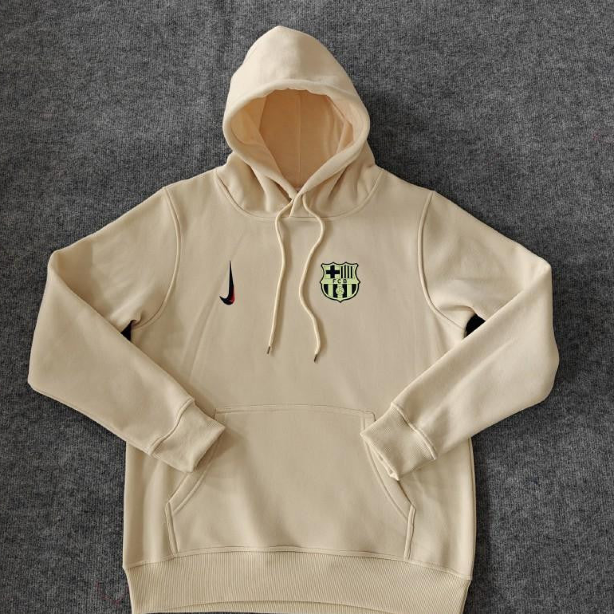 24/25 Barcelona Navy/Red/Black/Beige/Grey Hoodie WIth Black Badge