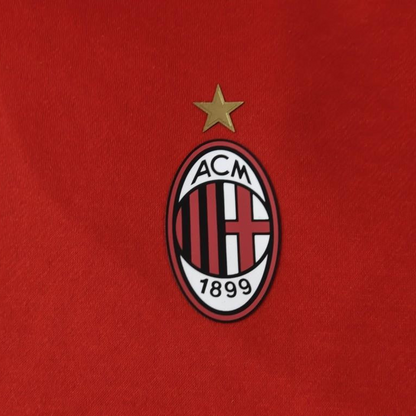 24/25 AC Milan Navy/Red/Black/Beige/Grey Hoodie WIth Black Badge