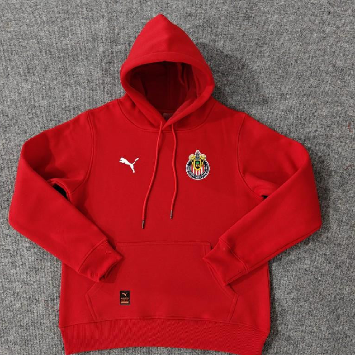 24/25 Chivas Guadalajara Navy/Red/Black/Beige/Grey Hoodie WIth Black Badge