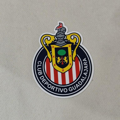 24/25 Chivas Guadalajara Navy/Red/Black/Beige/Grey Hoodie WIth Black Badge