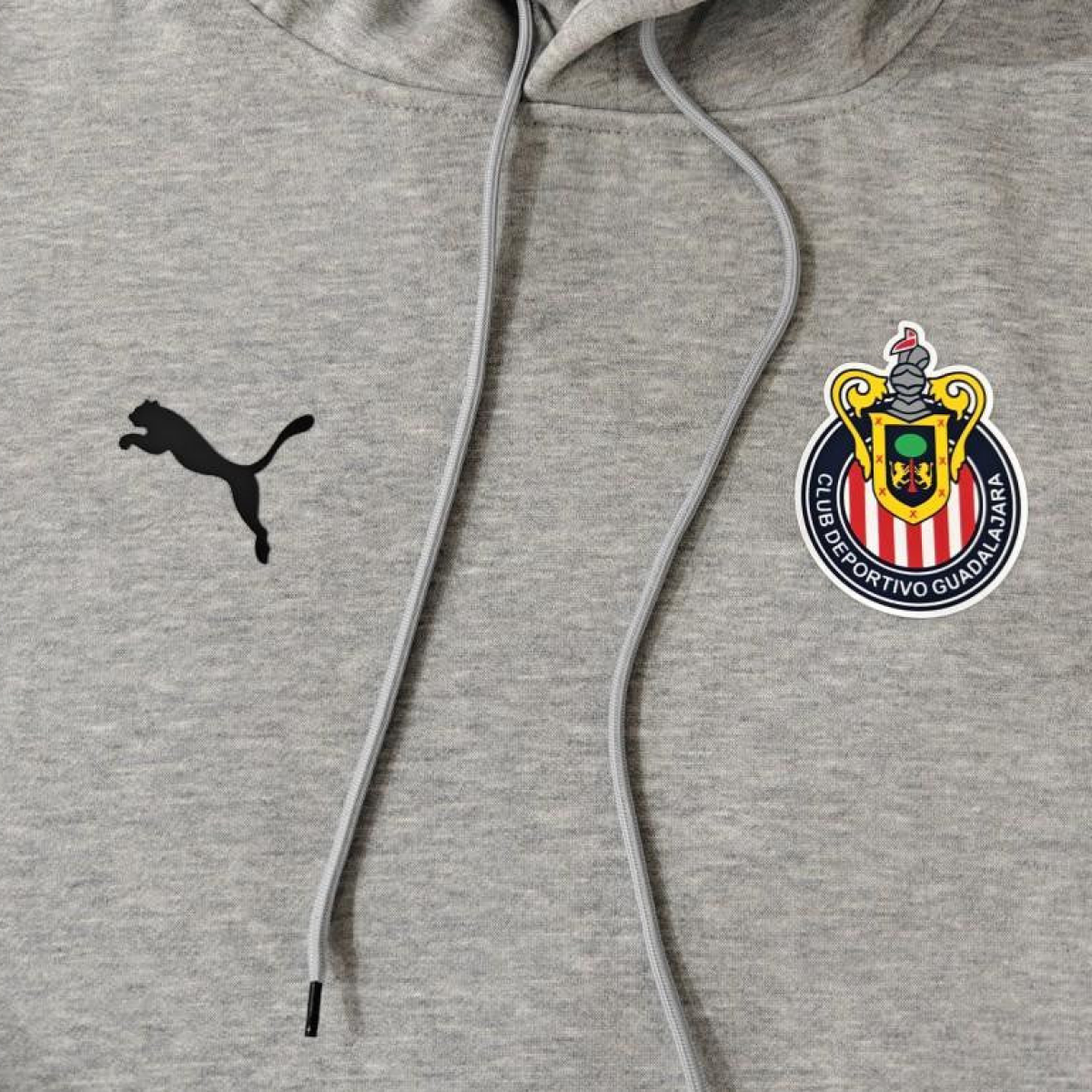 24/25 Chivas Guadalajara Navy/Red/Black/Beige/Grey Hoodie WIth Black Badge