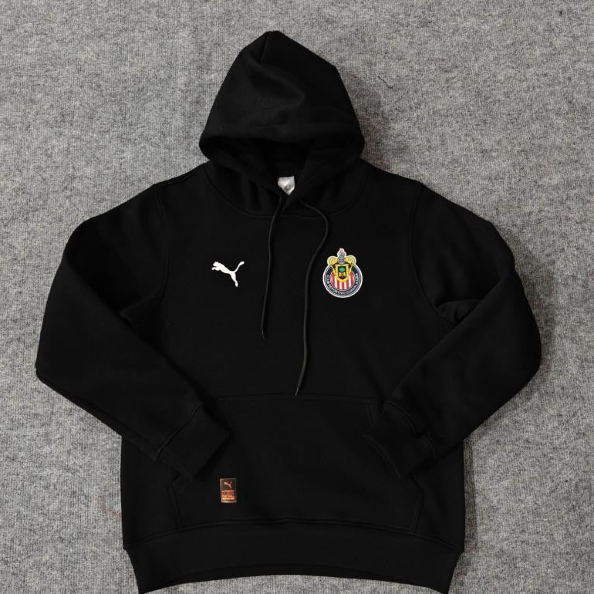 24/25 Chivas Guadalajara Navy/Red/Black/Beige/Grey Hoodie WIth Black Badge
