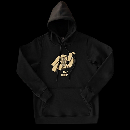 24/25 AC Milan 125Th Navy/Red/Black/Beige Hoodie WIth Black Badge