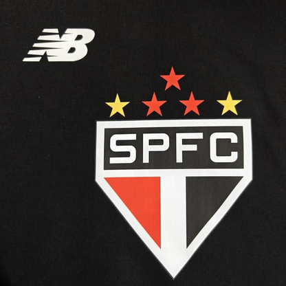 24/25 Sao Paulo Navy/Red/Black/Beige/Grey Hoodie WIth Black Badge