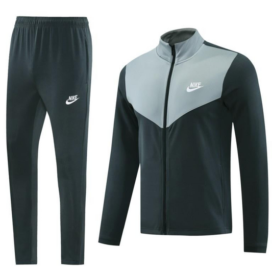 2024 NIKE Black/Grey Full Zipper Jacket +Long Pants