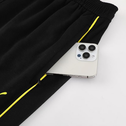 24/25 Borussia Dortmund Black Hoodie Full Zipper Jacket +Long Pants