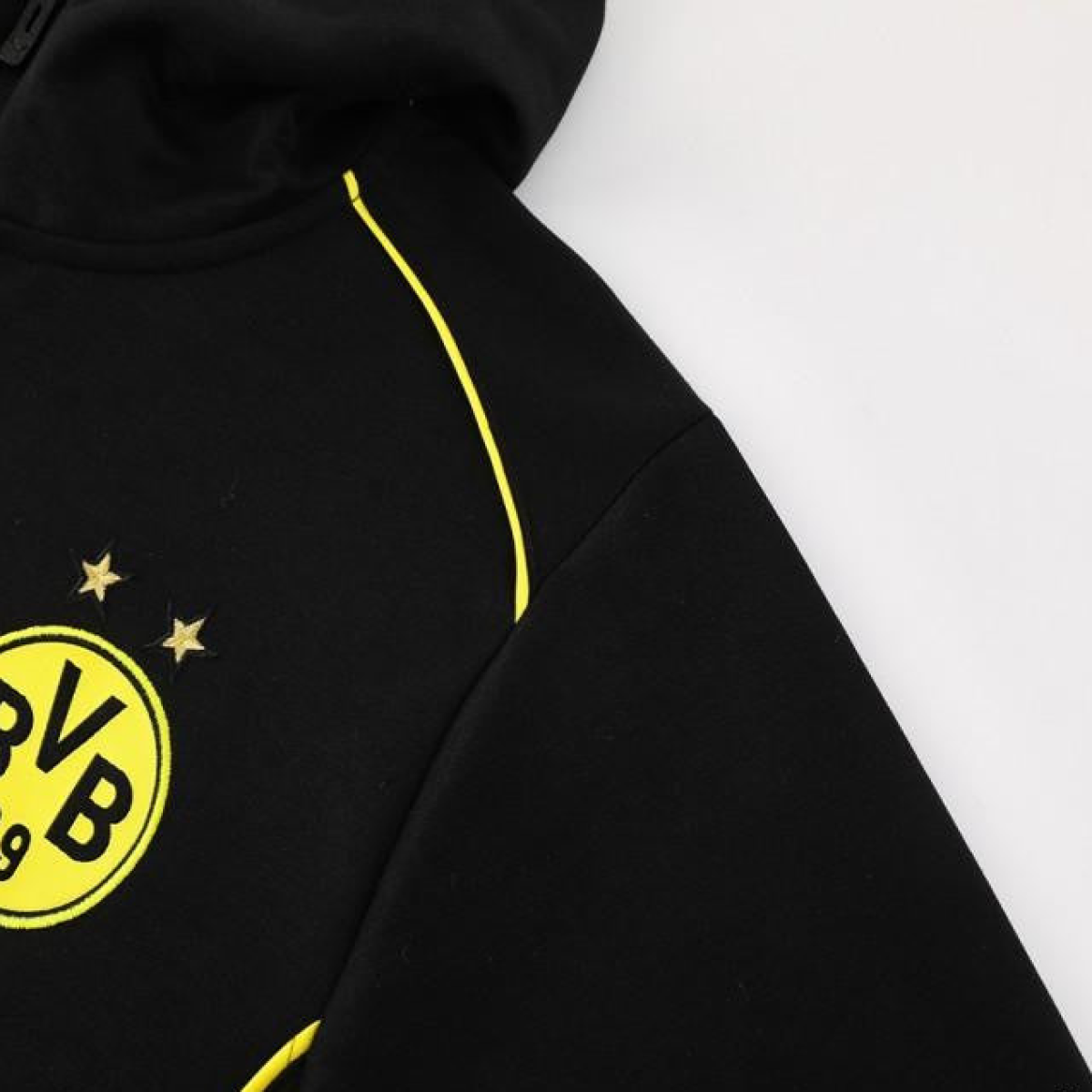 24/25 Borussia Dortmund Black Hoodie Full Zipper Jacket +Long Pants