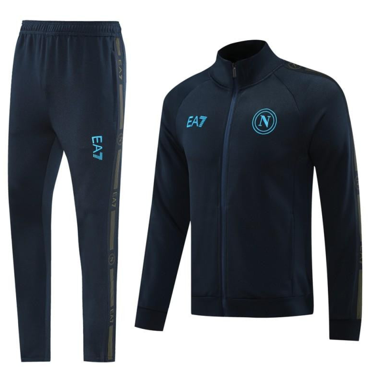 24/25 Napoli Navy Full Zipper Jacket +Long Pants