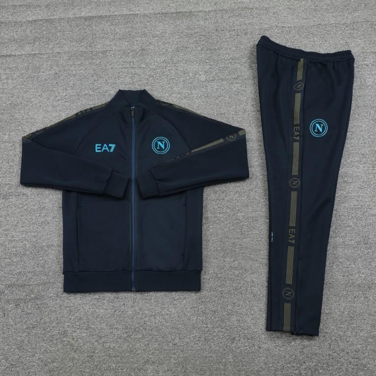 24/25 Napoli Navy Full Zipper Jacket +Long Pants