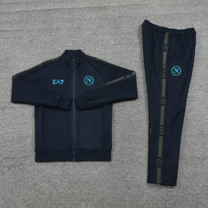 24/25 Napoli Navy Full Zipper Jacket +Long Pants