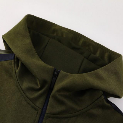 24/25 Napoli Green Hoodie Full Zipper Jacket +Long Pants