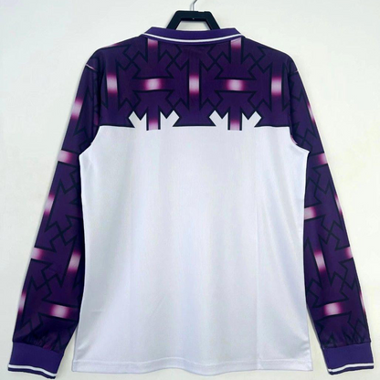 Retro 92/93 Fiorentina Away Long Sleeve  Jersey