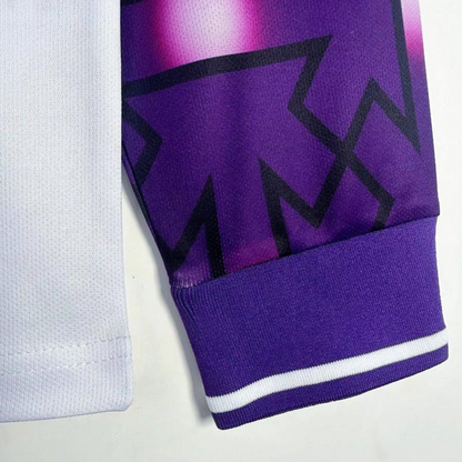 Retro 92/93 Fiorentina Away Long Sleeve  Jersey