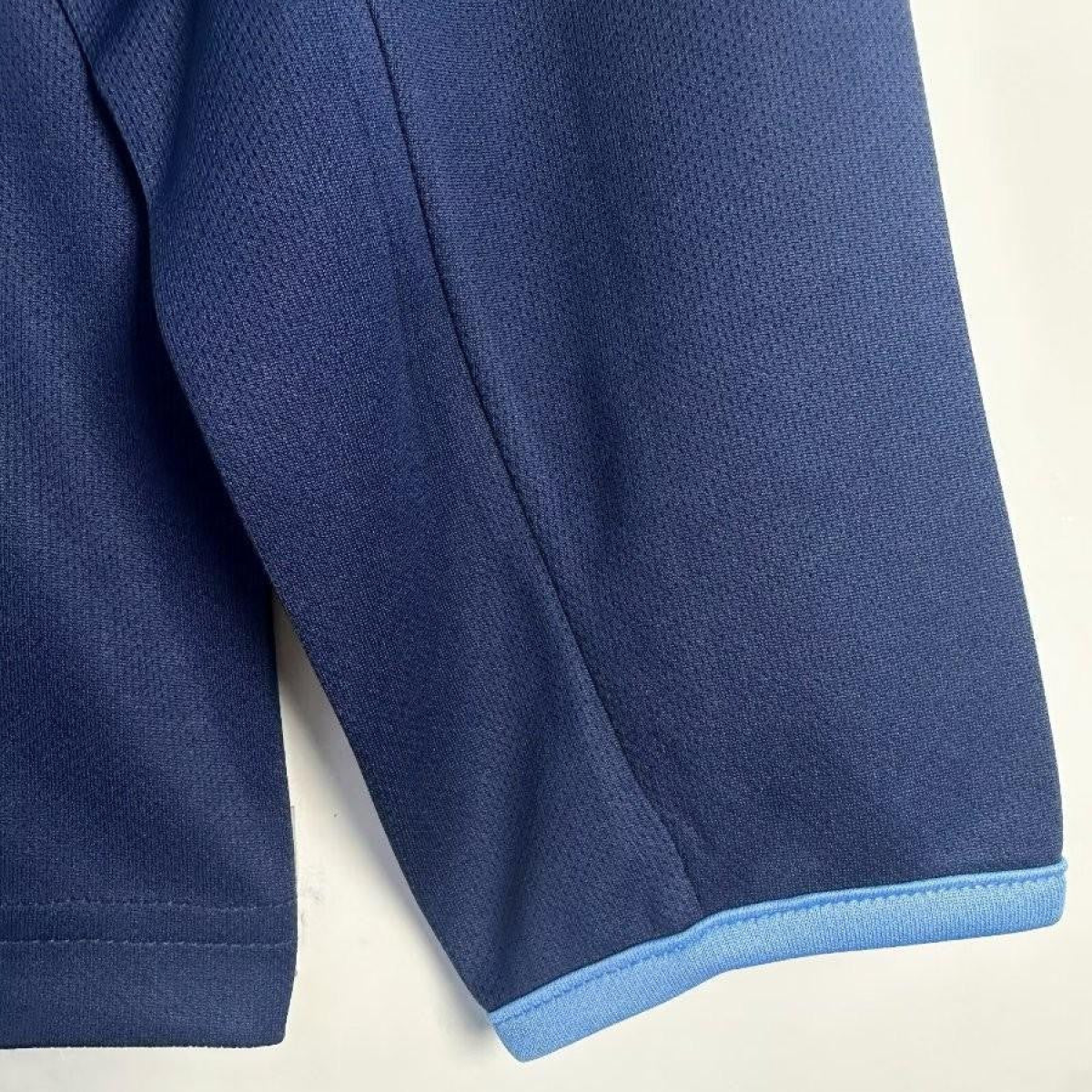 Retro 04/05 Long Sleeve Atletico Madrid Away Blue Jersey