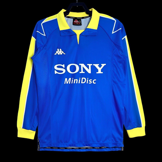 Retro 97/99 Juventus Away Blue Long Sleeve Jersey