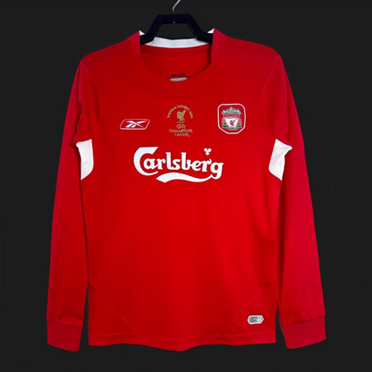 Retro 04/05 Liverpool Home Long Sleeve Jersey