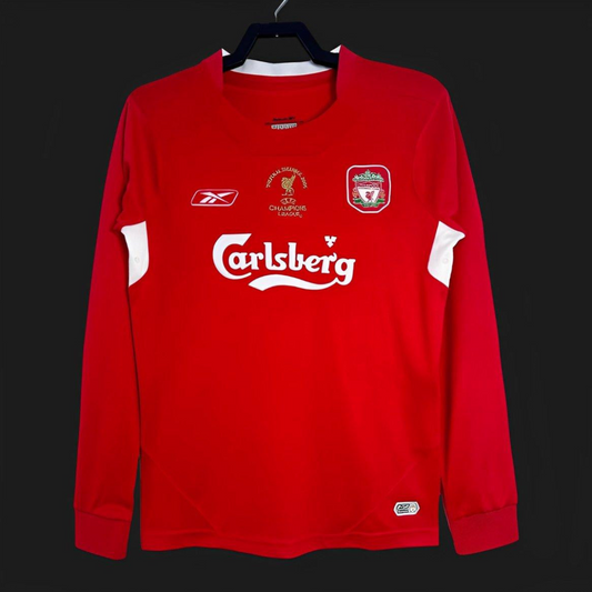 Retro 04/05 Liverpool Home Long Sleeve Jersey