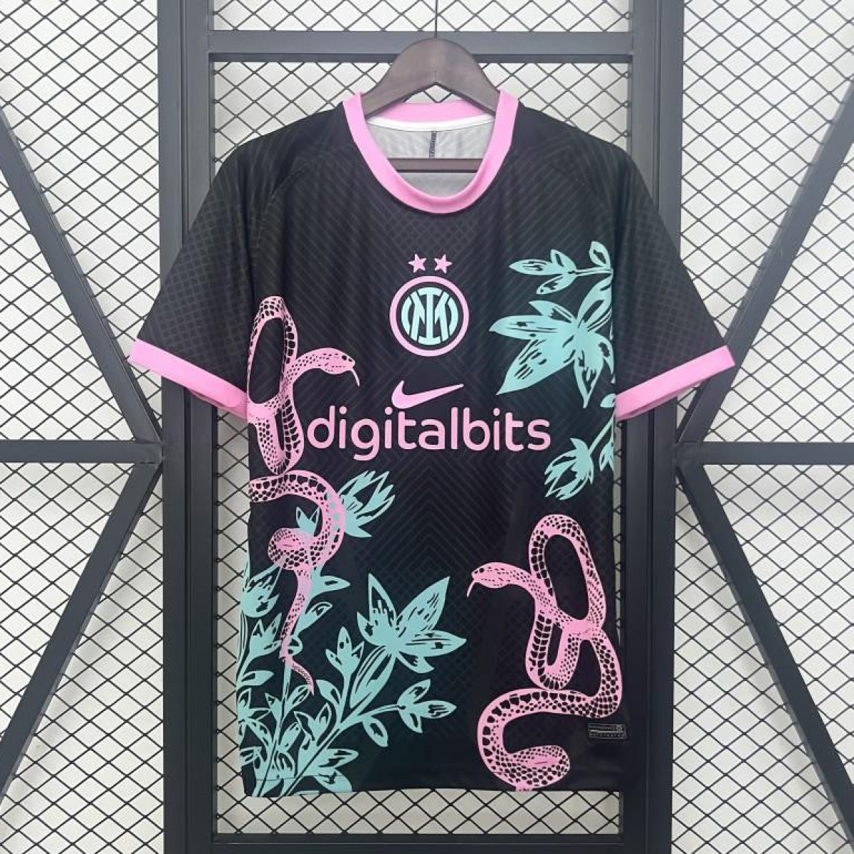 24/25 Inter Milan Black With Pink Snake Jersey