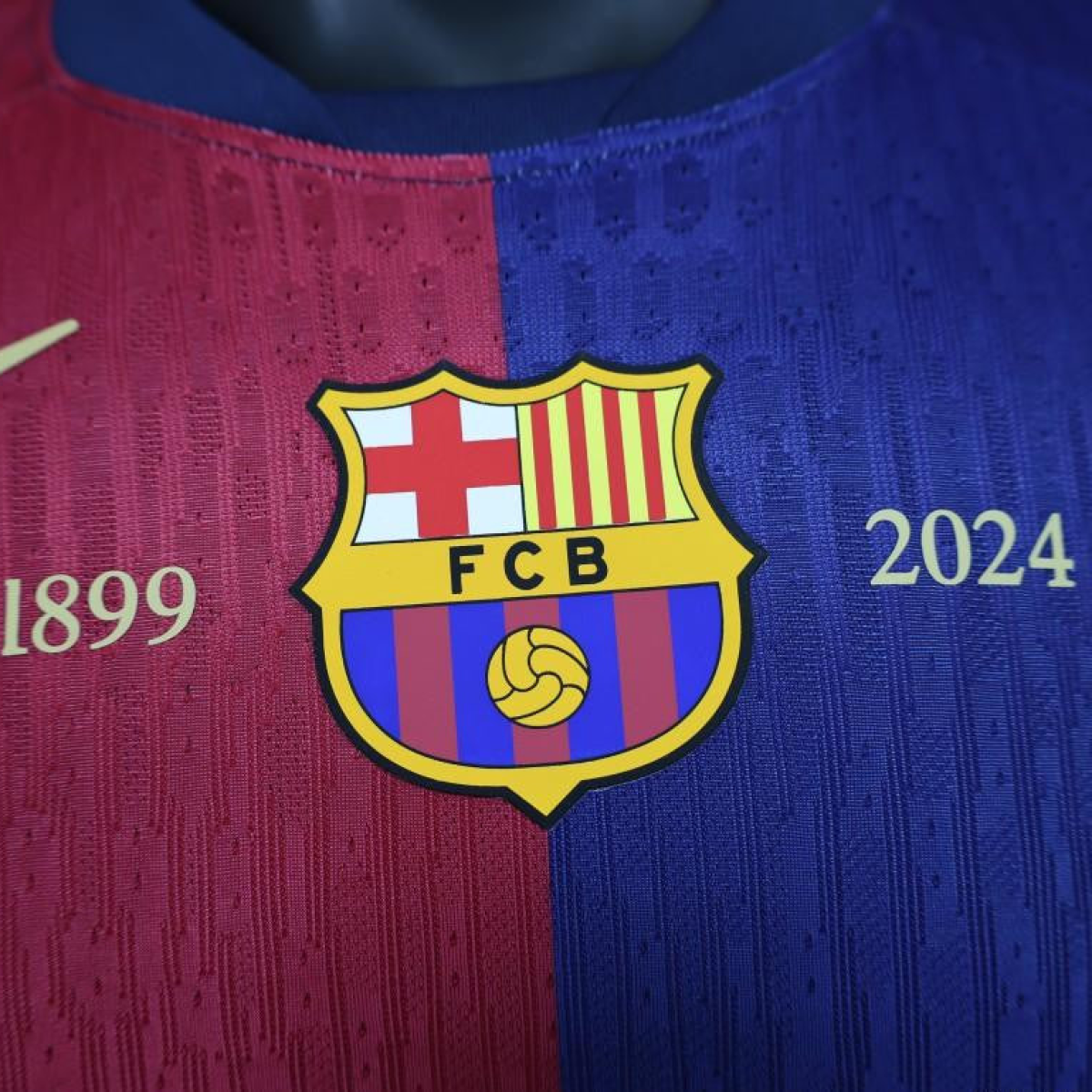 Player Version 24/25 Barcelona Home 125Th Anniversary 1899-2024 Printing Jersey