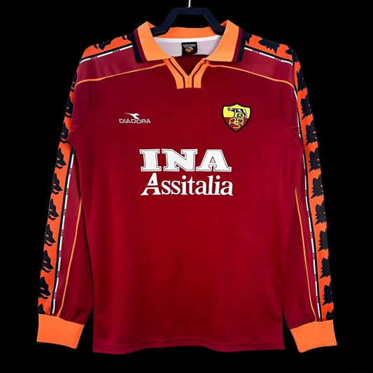 Retro 98/99 Roman Home Long Sleeve Jersey
