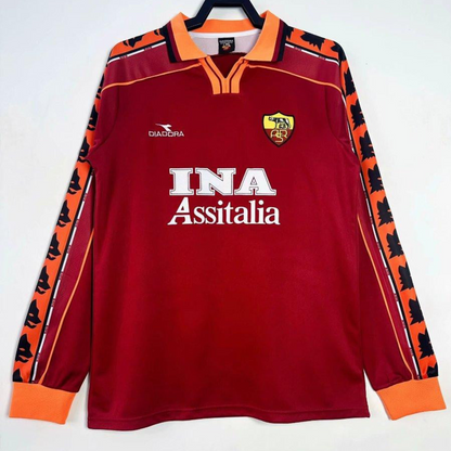 Retro 98/99 Roman Home Long Sleeve Jersey