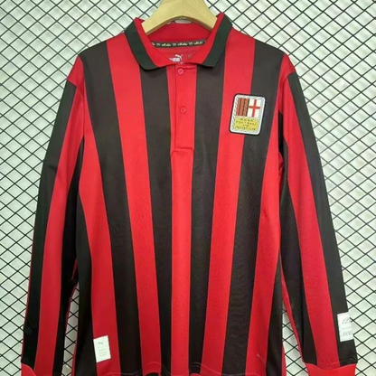 Limited Version 24/25 AC Milan Home 125Th Anniversary Long Sleeve Jersey