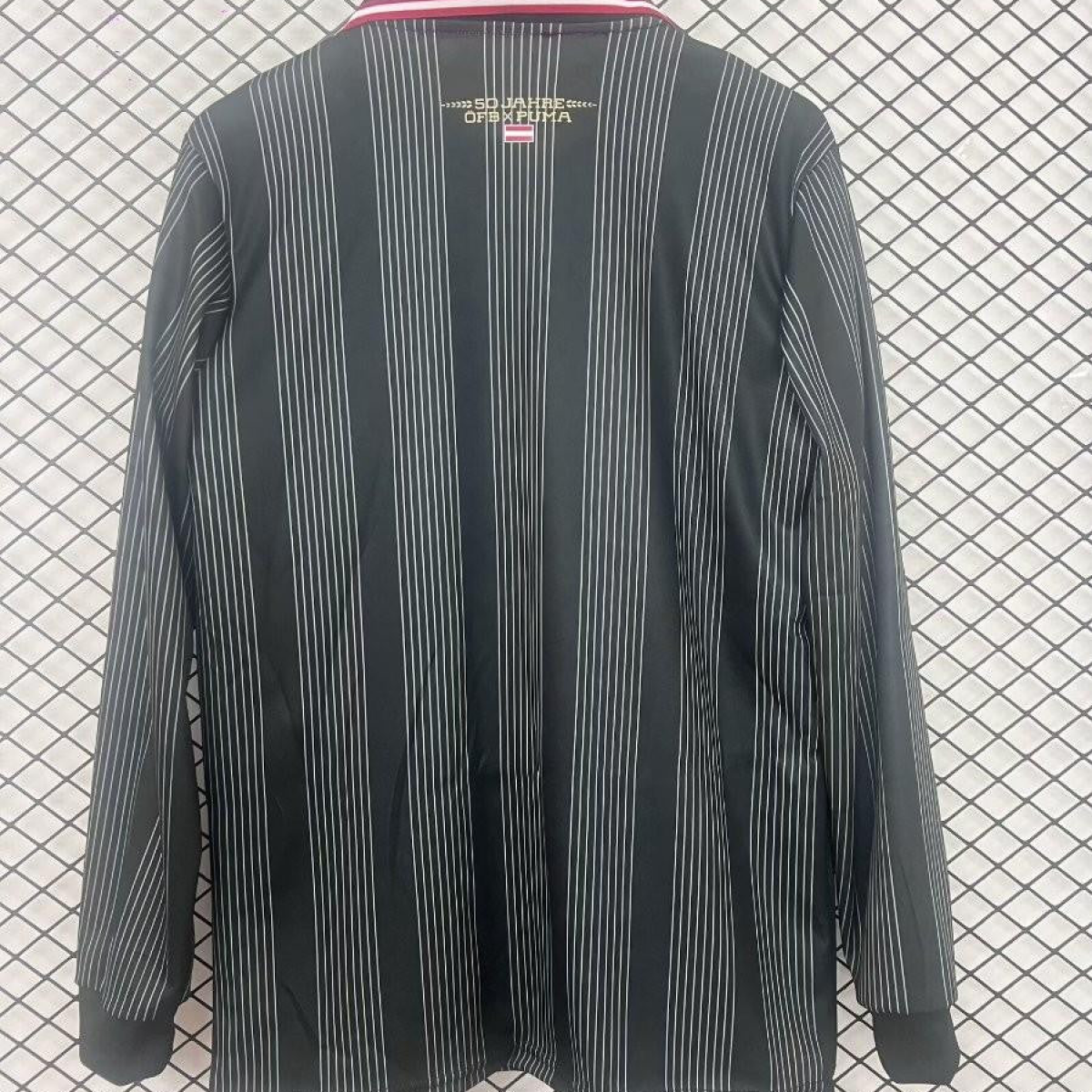 2024 Austria 50Th Anniversary Black Long Sleeve Jersey