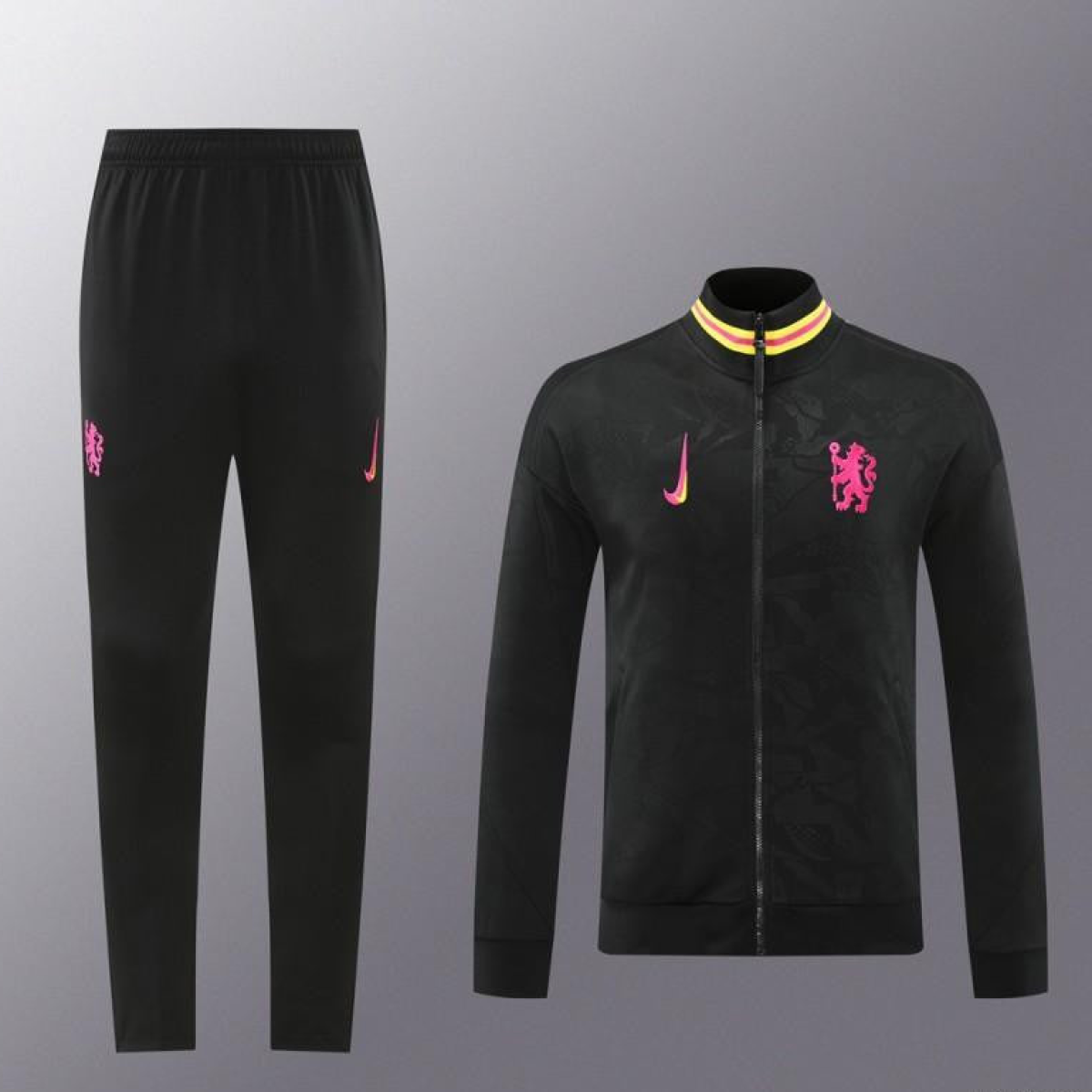 24/25 Chelsea Black Full Zipper Jacket +Long Pants