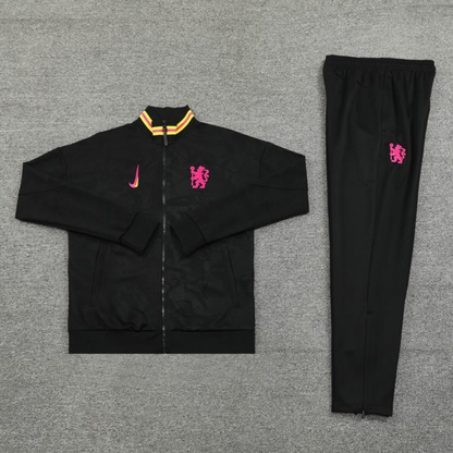 24/25 Chelsea Black Full Zipper Jacket +Long Pants