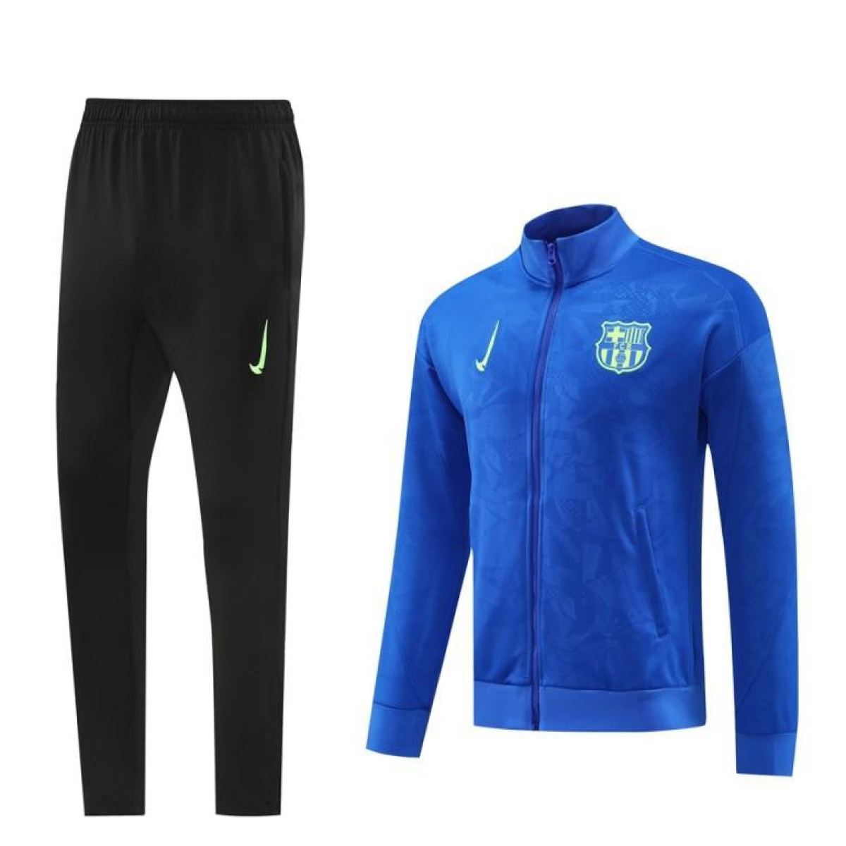 24/25 Barcelona Blue Full Zipper Jacket +Long Pants