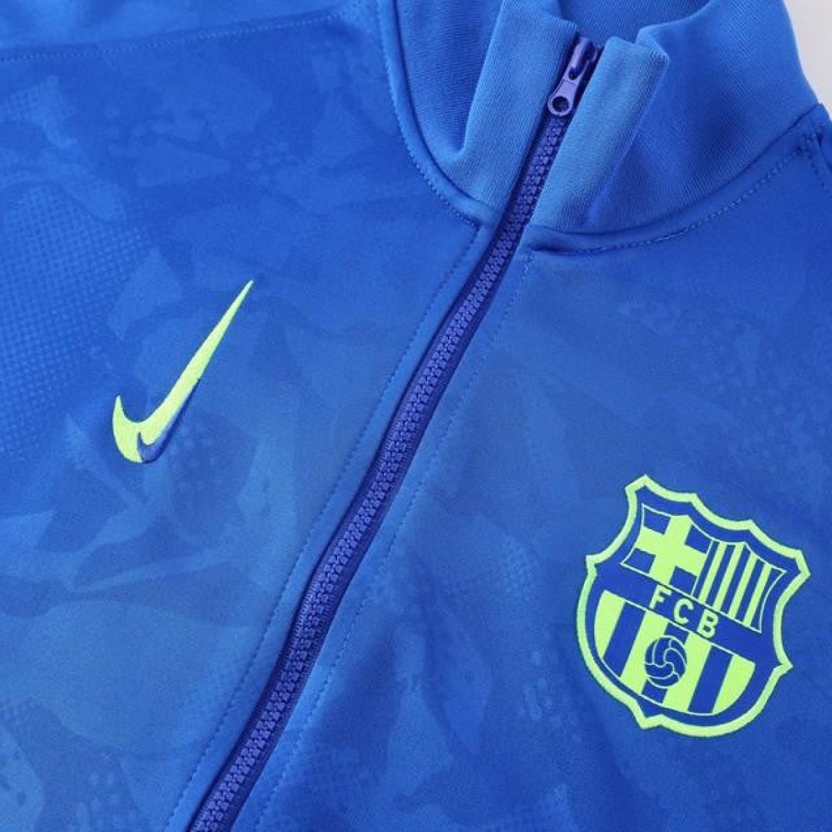 24/25 Barcelona Blue Full Zipper Jacket +Long Pants