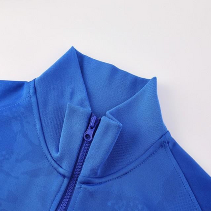 24/25 Barcelona Blue Full Zipper Jacket +Long Pants