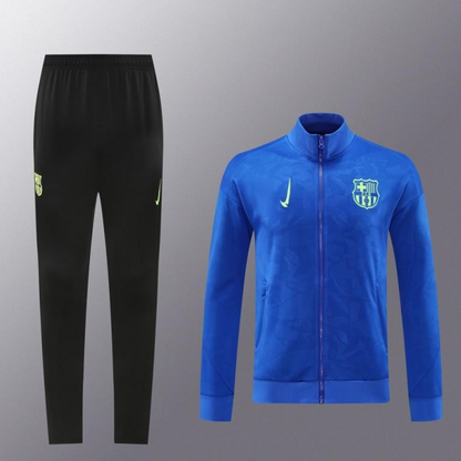24/25 Barcelona Blue Full Zipper Jacket +Long Pants