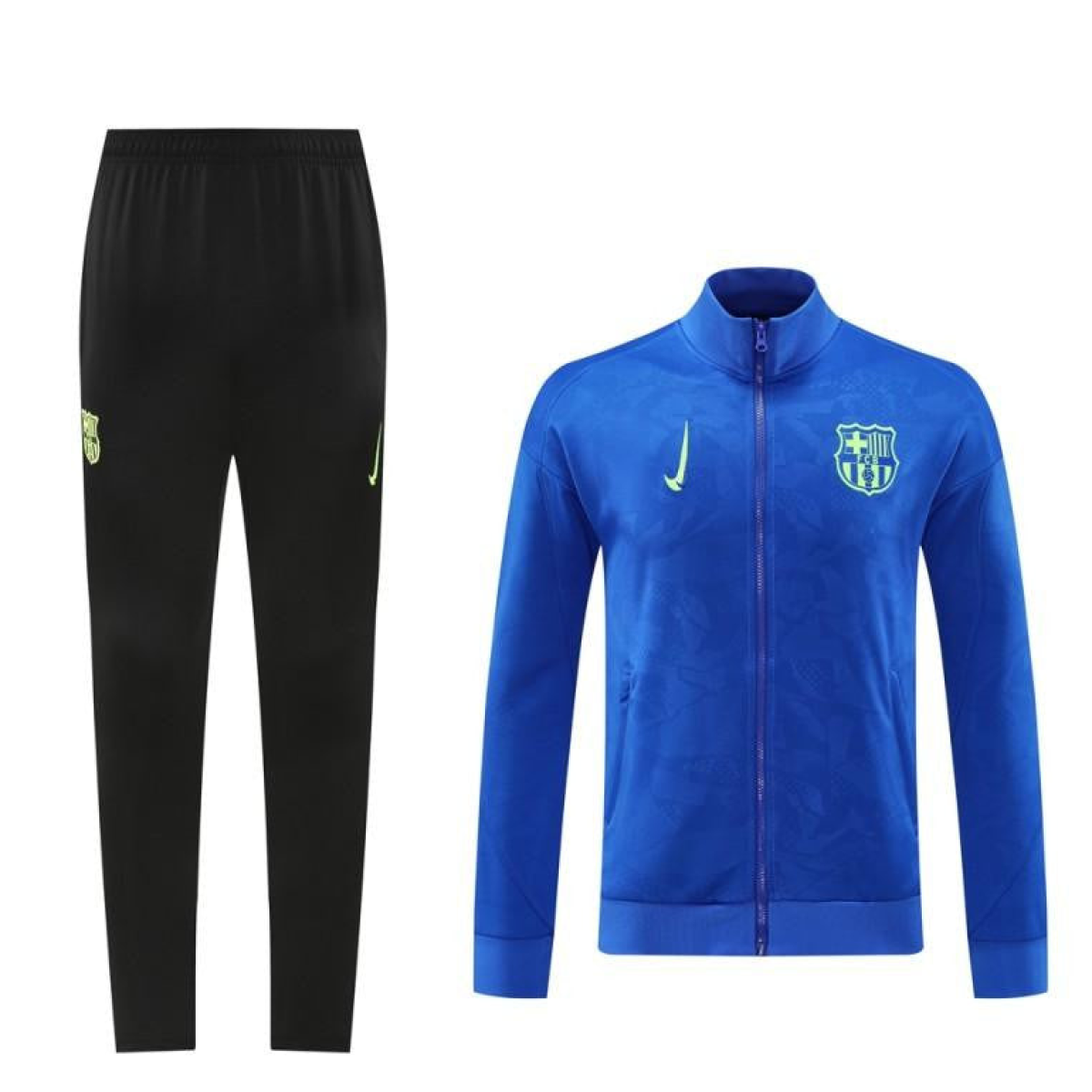 24/25 Barcelona Blue Full Zipper Jacket +Long Pants