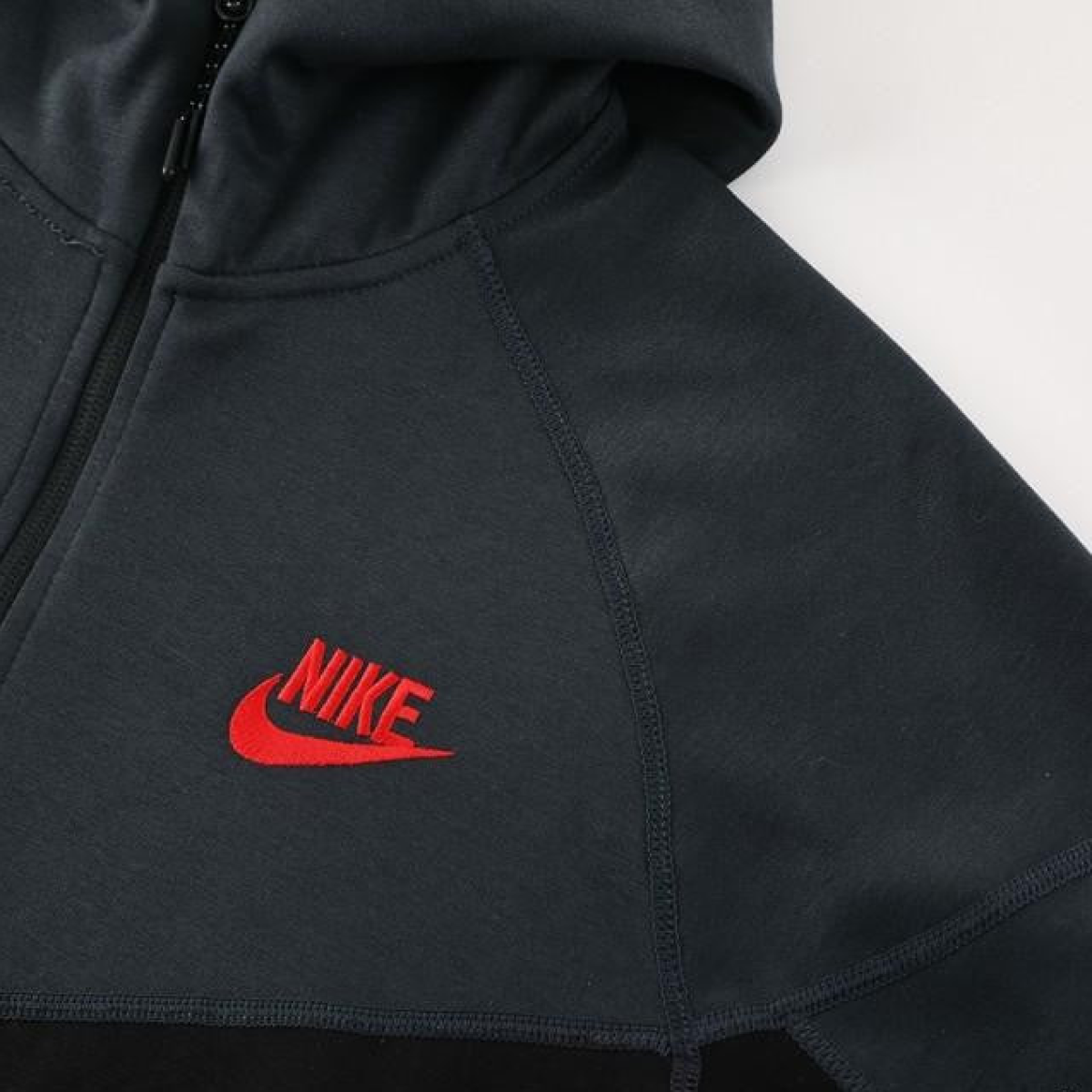2024 Nike Grey/Black Full Zipper Jacket +Long Pants
